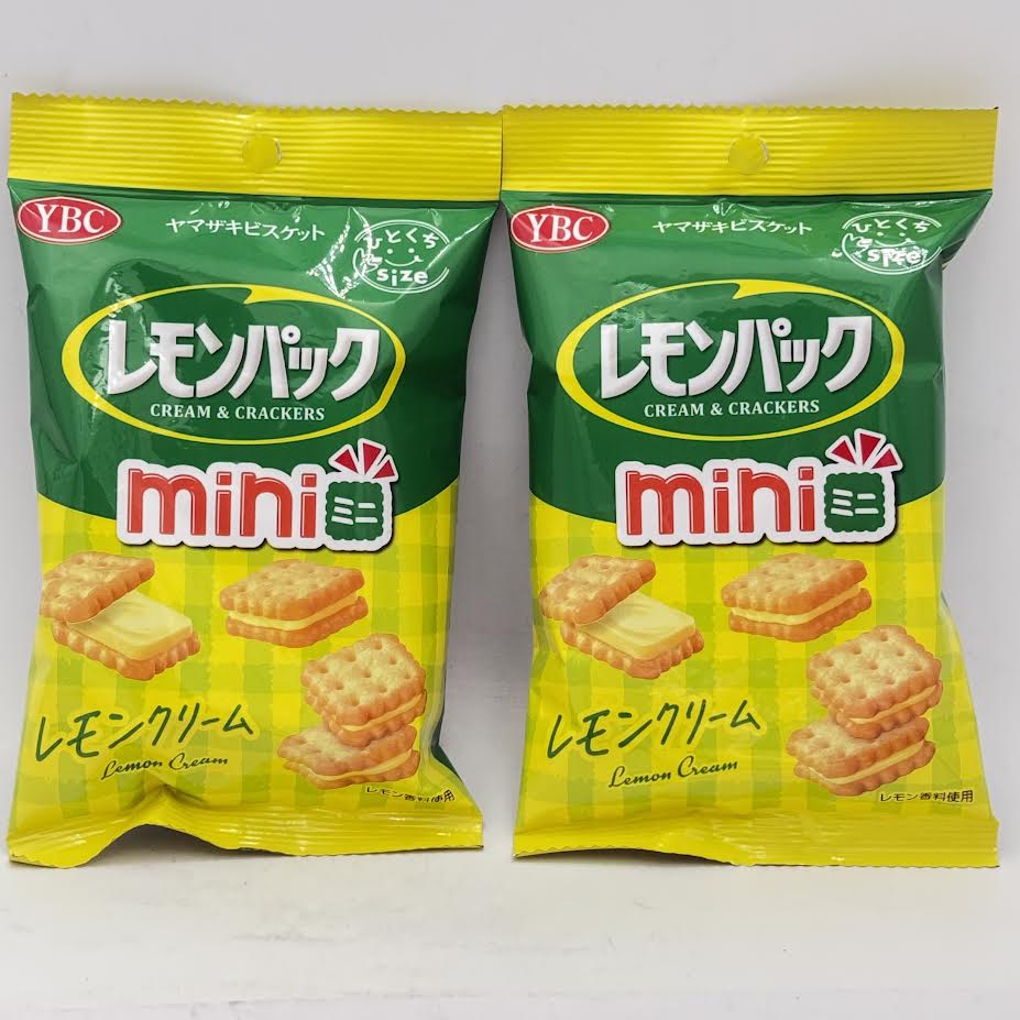 (2CT)YBC Lemon Pack Mini Cream & Crackers 40gx2bags檸檬夾心餅