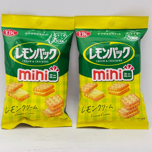 (2CT)YBC Lemon Pack Mini Cream & Crackers 40gx2bags檸檬夾心餅