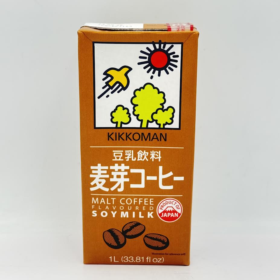 Kikkoman Soy Milk - Malt Coffee Flavoured 1L/(33.8oz)