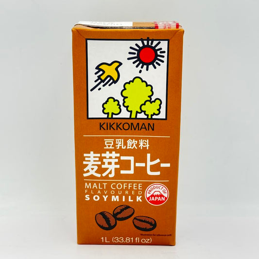 Kikkoman Soy Milk - Malt Coffee Flavoured 1L/(33.8oz)