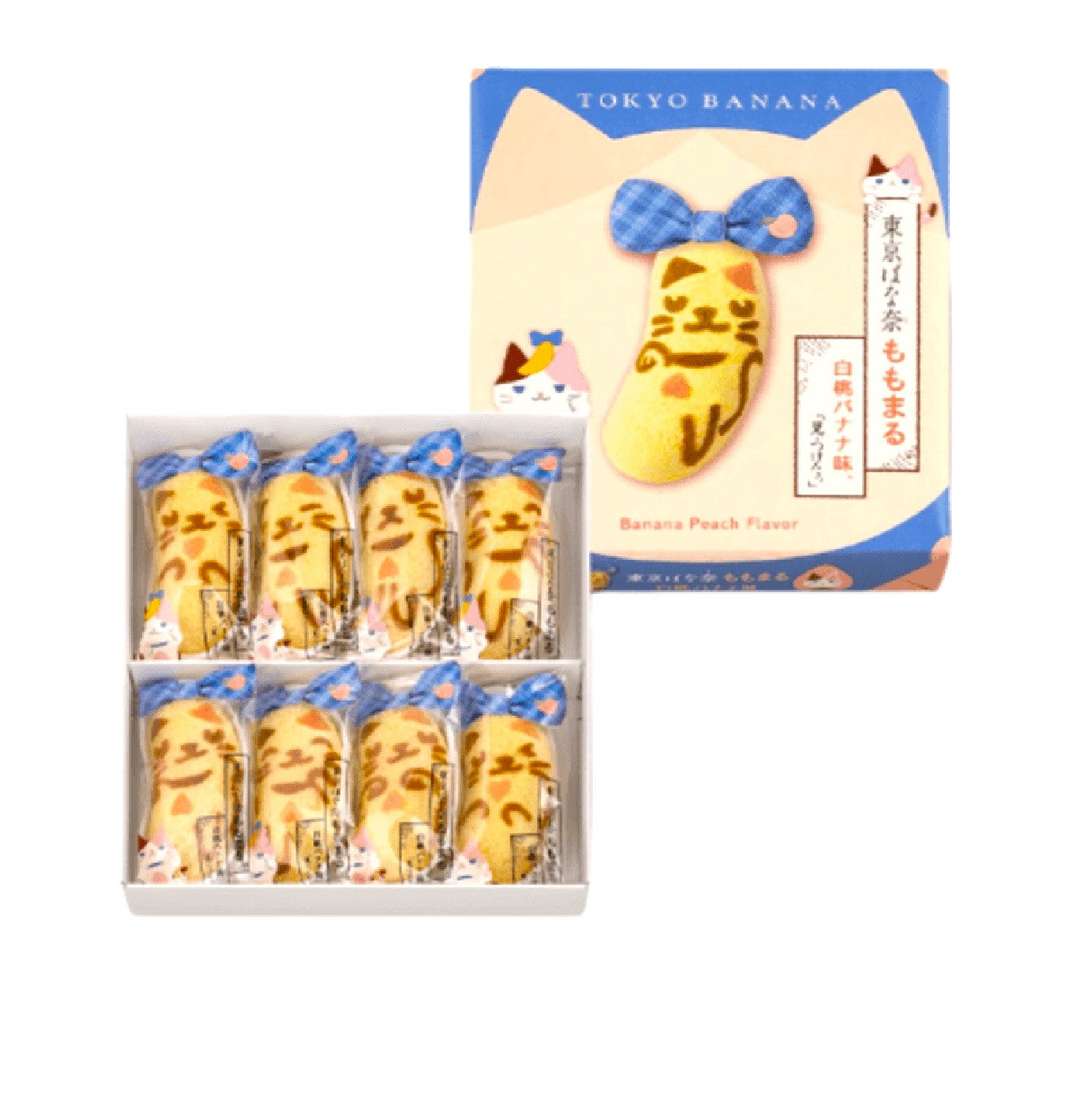 Tokyo Banana Momomaru White Peach Banana Flavor 8pcs東京芭娜娜-白桃香蕉味