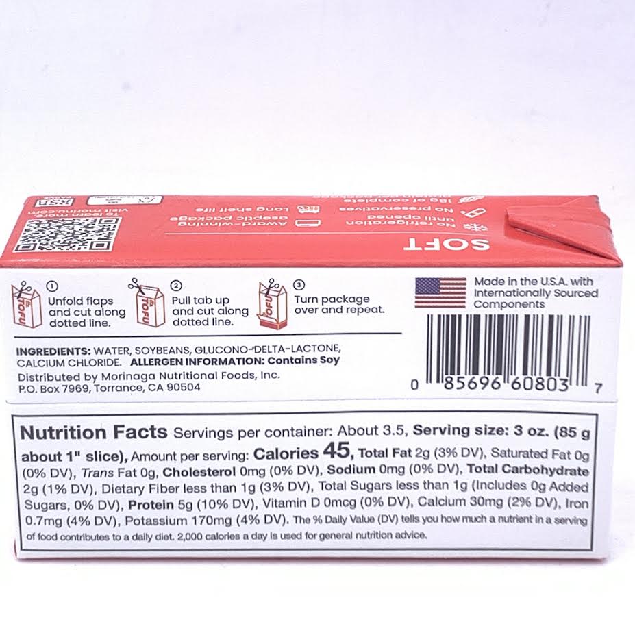 Mori-Nu Silken Tofu Soft 10.8oz/(305g)
