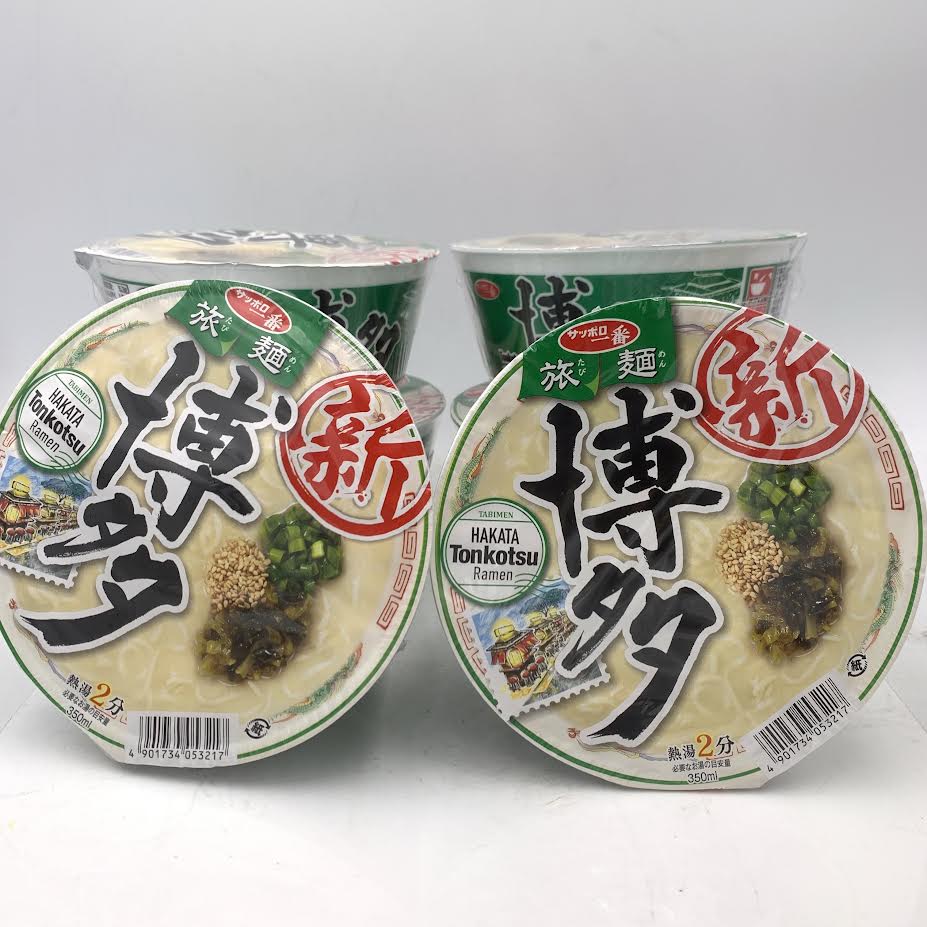(6CT) Sanyofoods Sapporo Ichiban Tabimen Hakata Takana Tonkotsu Ramen 70g