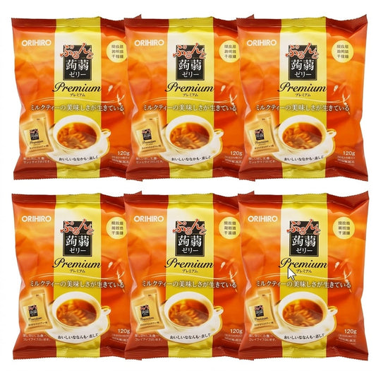(6CT) Orihiro Konjac Jelly Premium MilkTea 120g