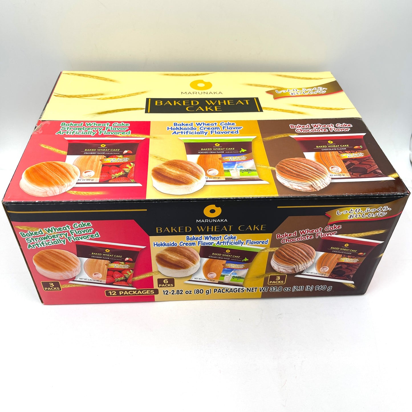 Marunaka Baked Wheat Cake Variety 960g/(12packages)