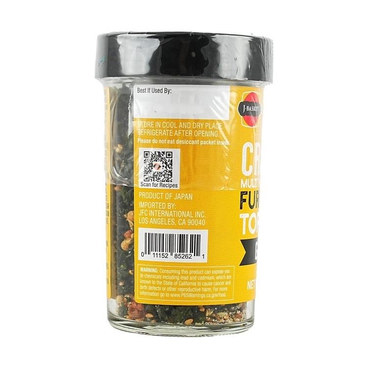J-Basket Crunchy Furikake Rice Seasoning Toppers Garlic With Granola1.76oz/(50g)