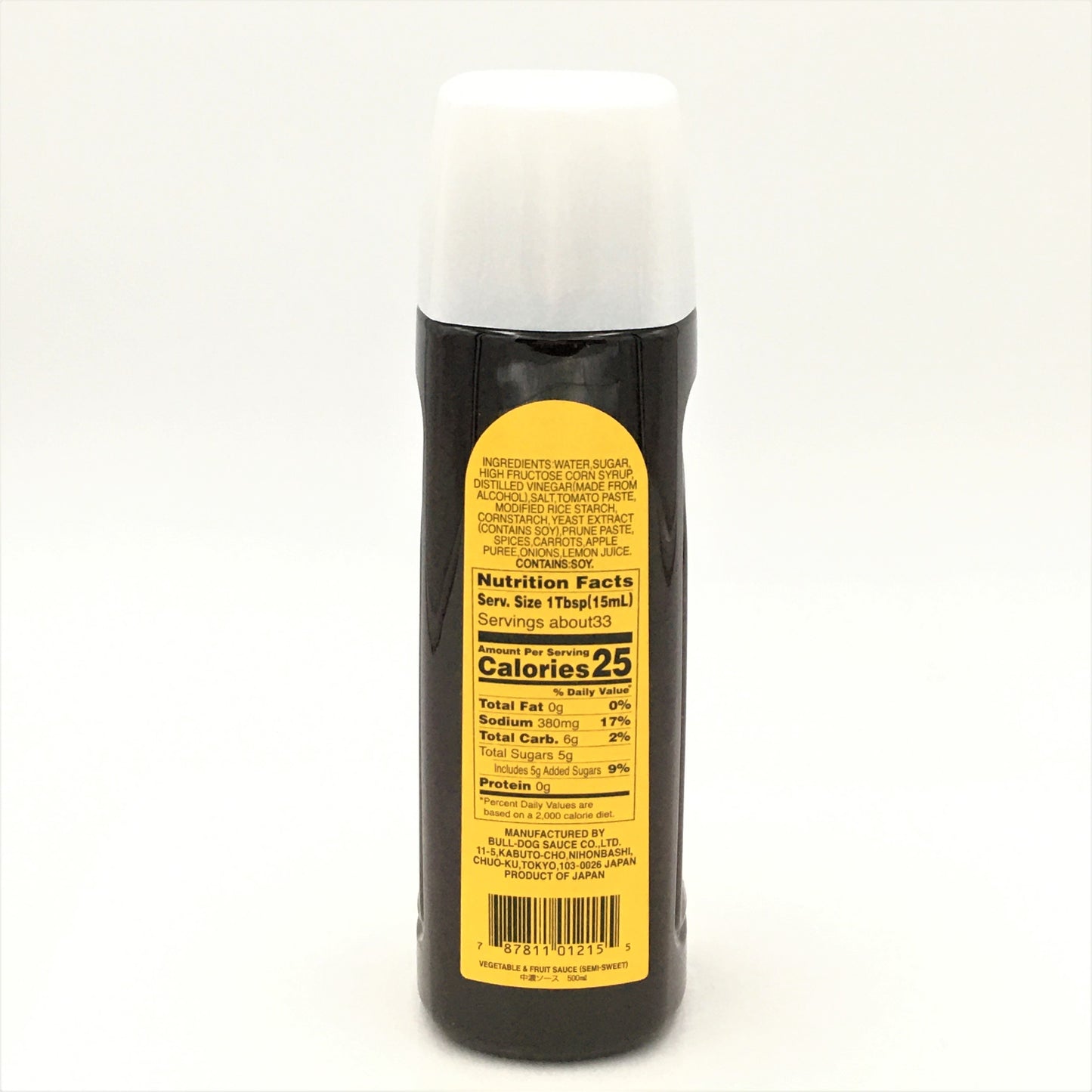 Bull-Dog Chuno Sauce Tokyo Standard Spicy & Sweet 500ml