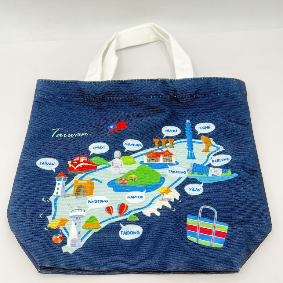 Taiwan Commemorative Edition Canvas Tote Bag台灣旅遊