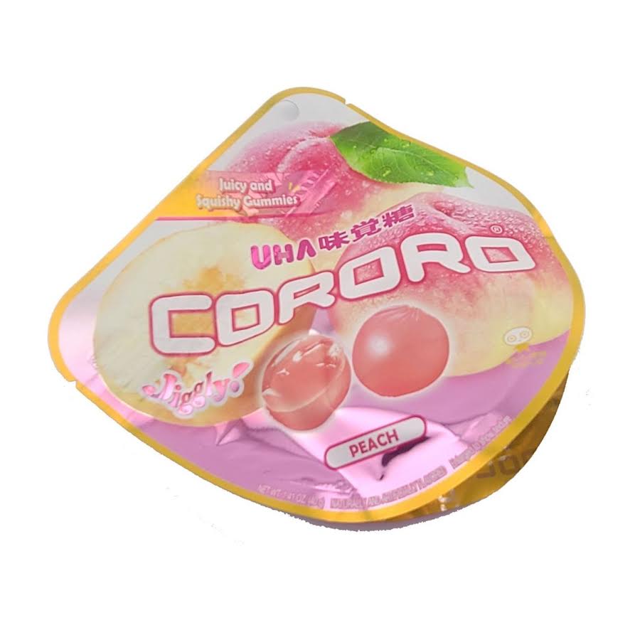 (3CT)Uha Mikakuto Cororo - Peach Juicy And Squishy Gummies 40g