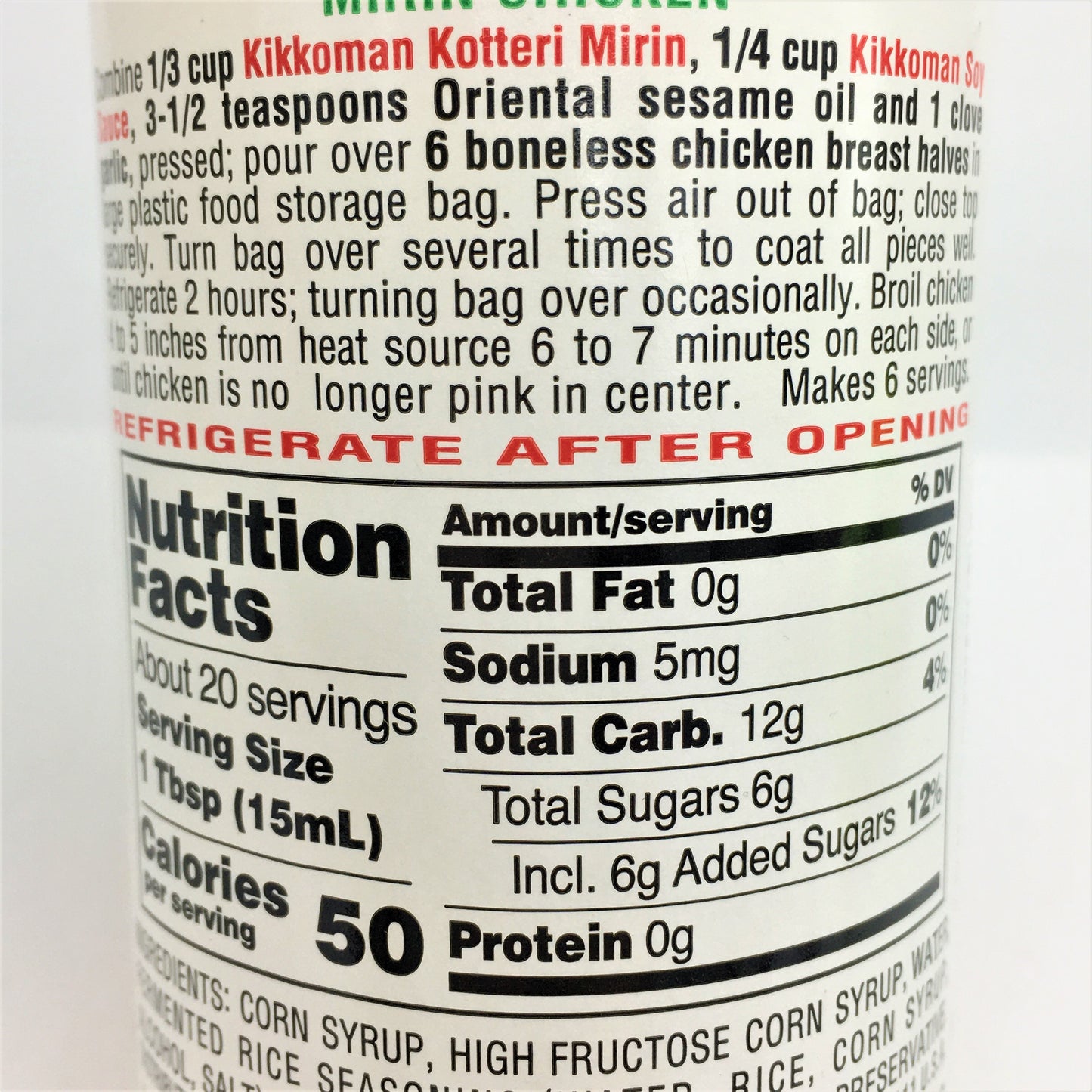 Kikkoman Kotteri Mirin Style Sweet Cooking Seasoning 10 oz