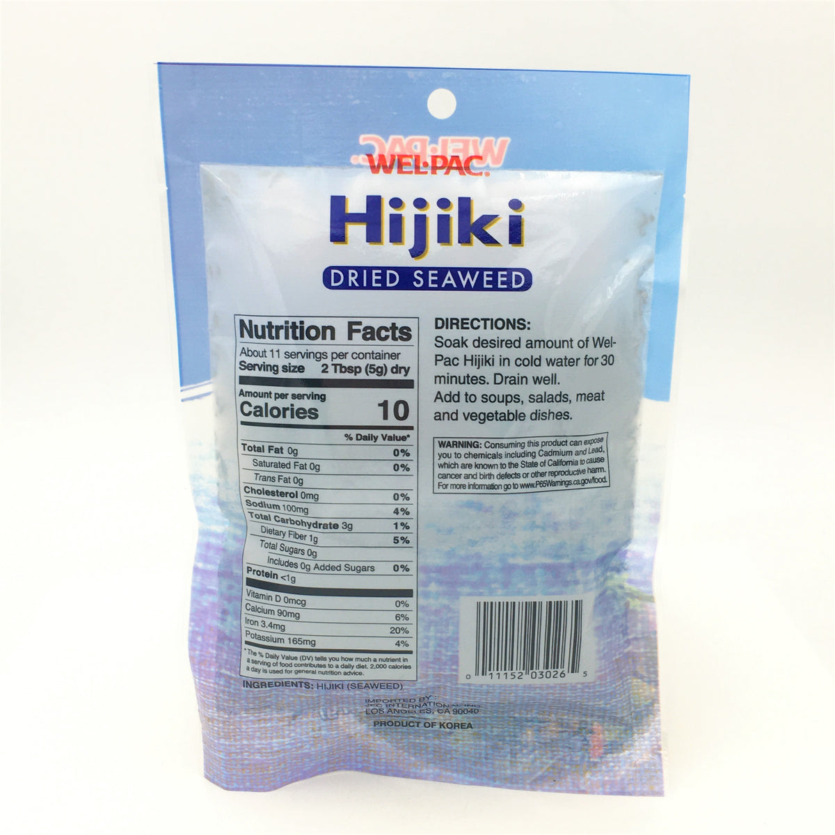 WEL-PAC Hijiki Dried Seaweed 2oz