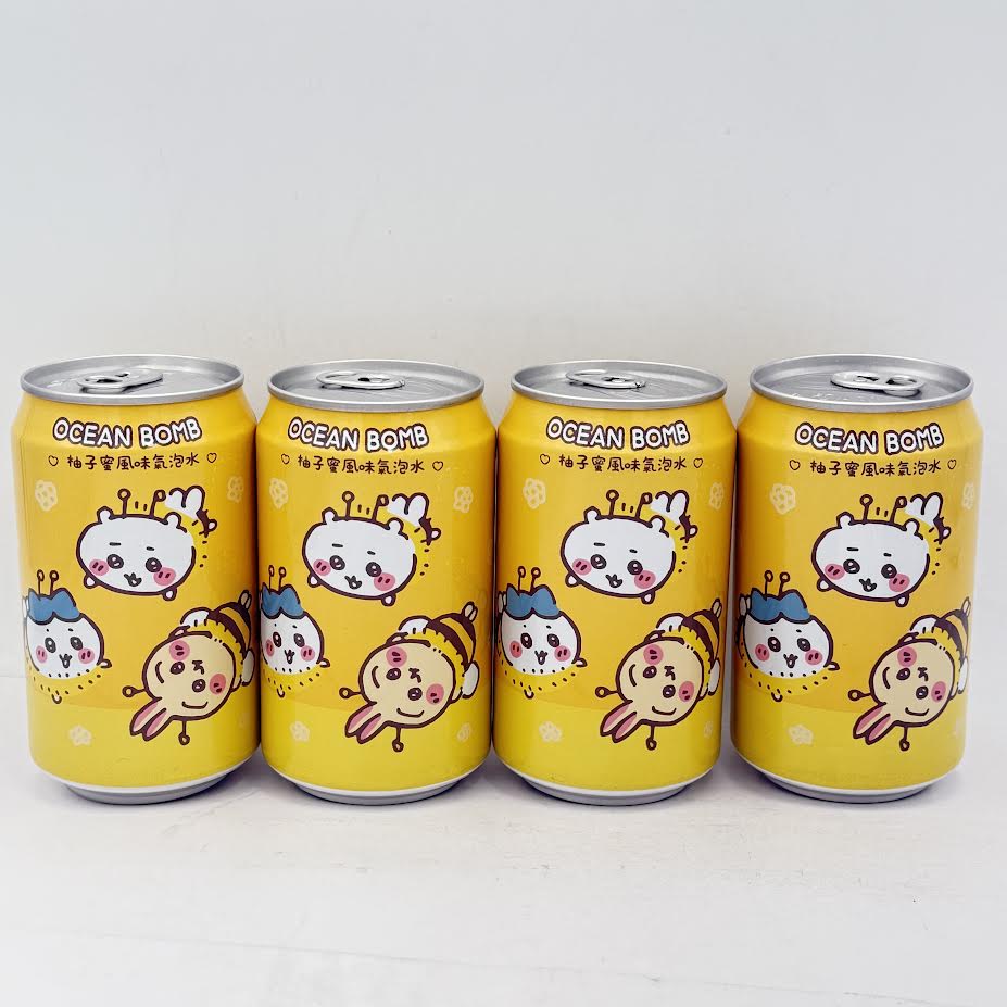 Ocean Bomb Honey Pomelo Flavour Sparkling Water 330mlx4can柚子蜜風味汽泡水