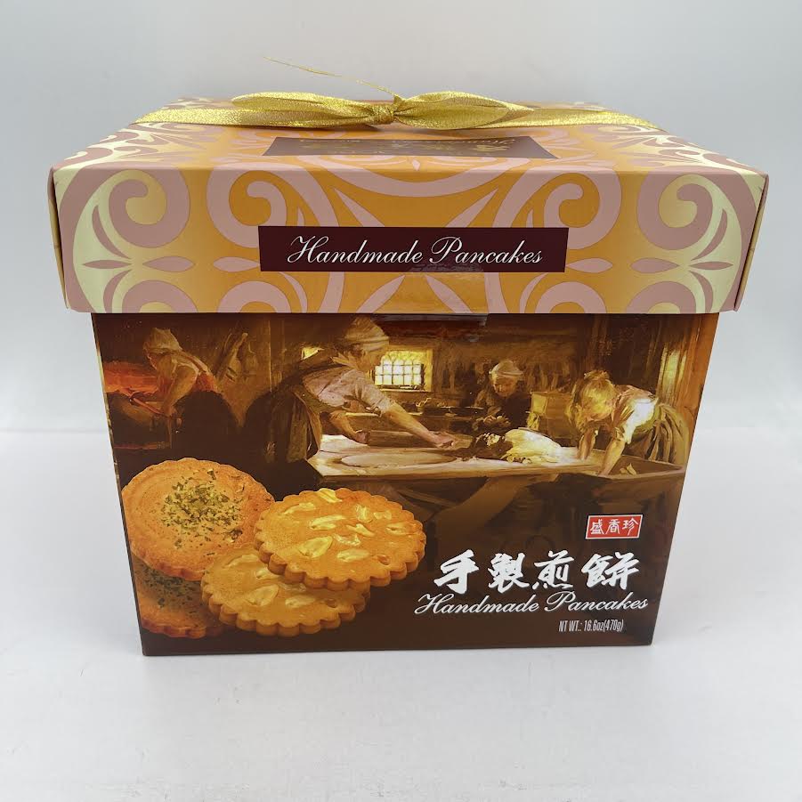 Sheng Xiang Zhen Handmade Pancakes Cookies Gift Box (Peanut & Seaweed Flavors)16.6oz/470g