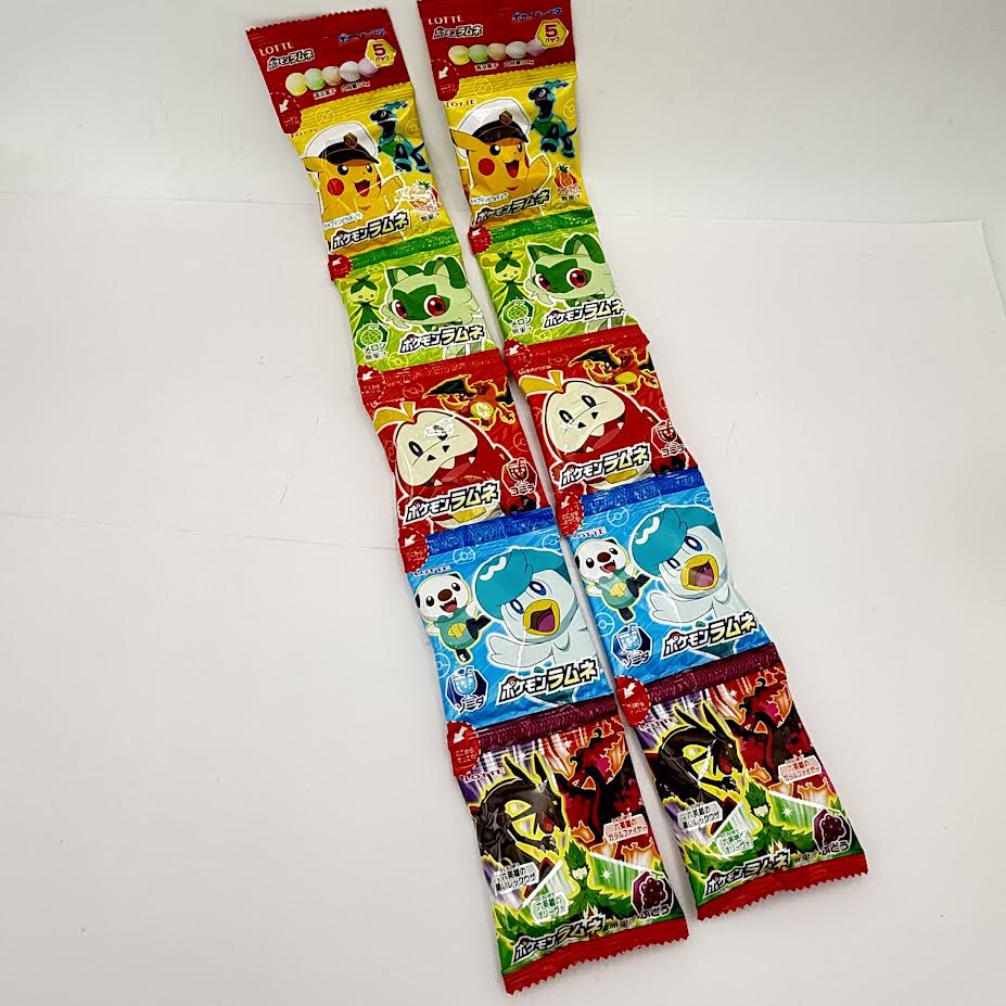 (2Ct)Lotte x Pokémon Ramune Candy 5 packs x 12g