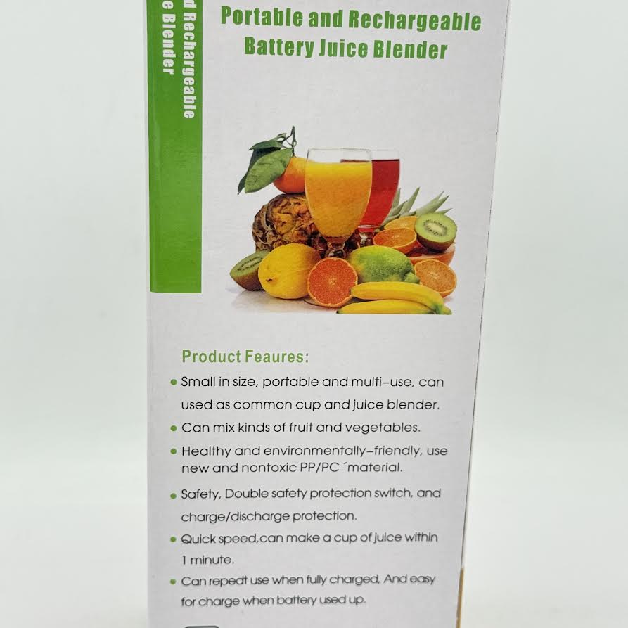 Rechargeable Portable Juice Blender 380ml