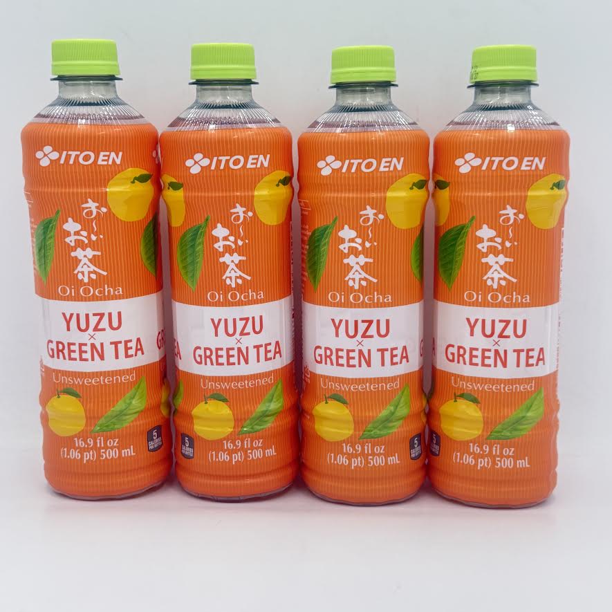Ito En Oi Ocha Yuzu x Green Tea Unsweetened 500mlx4bottle
