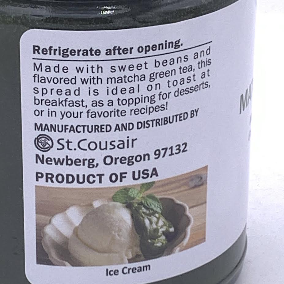 Kuze Fuku & Sons Premium Japanese Spreads - Matcha 11.1oz/(314.6g)抹茶口味麵包抹醬