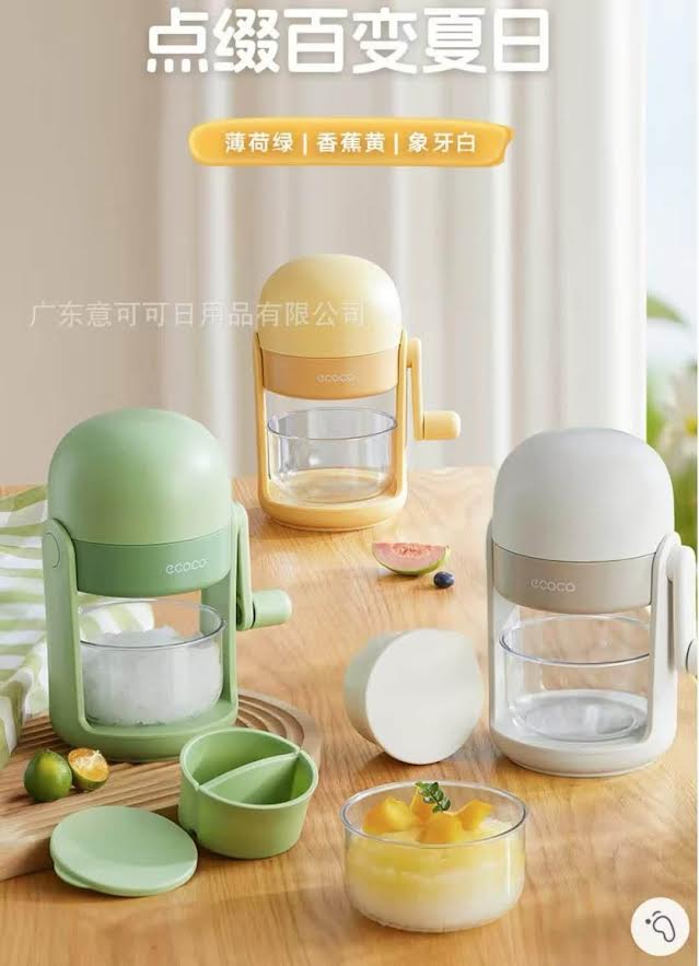 Ecoco Shaved Ice & Slushie Maker手搖刨冰機/雪花冰機