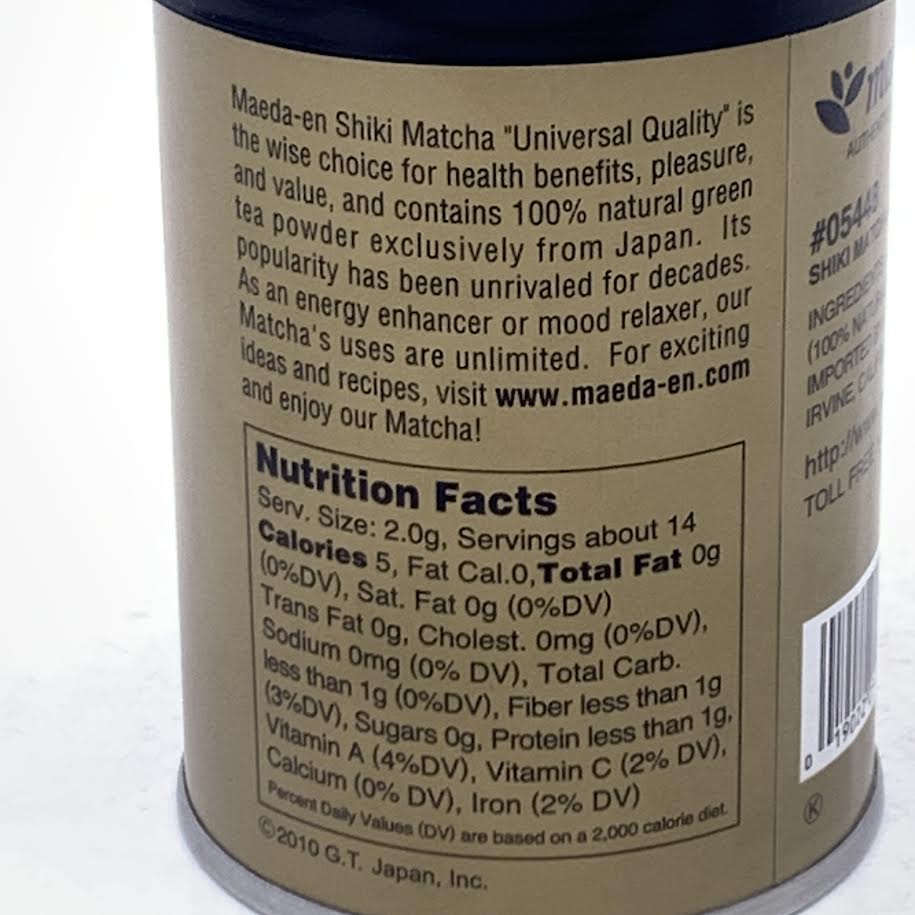 Maeda-en Matcha Green Tea Powder Universal Quality 1.0oz/(28g)
