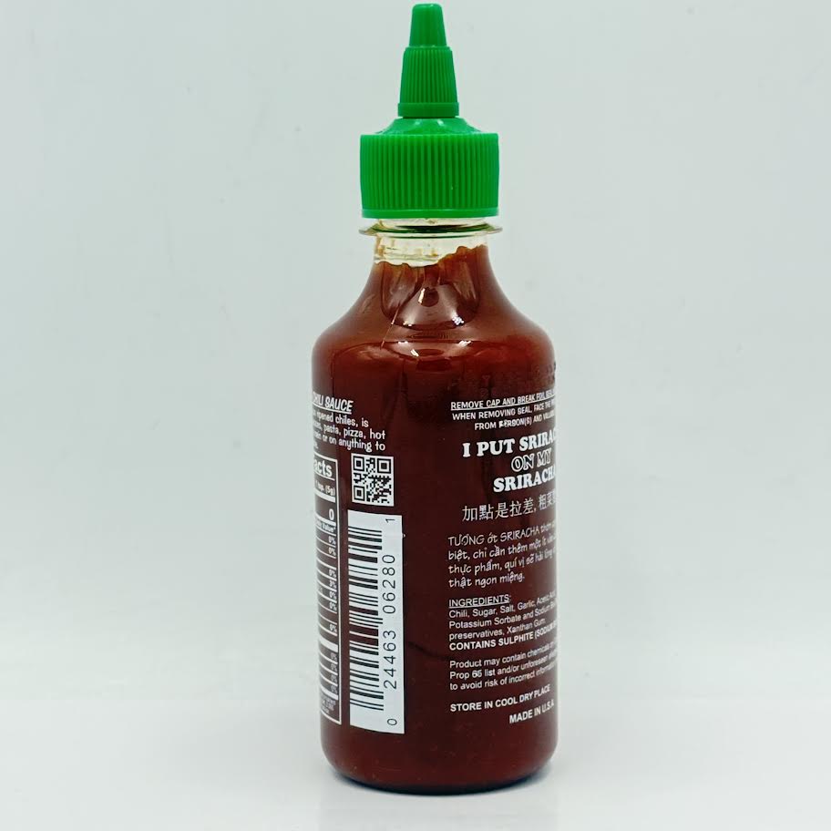 Huy Fong Sriracha Chili Sauce 9oz/(255g)是拉差香甜辣椒酱