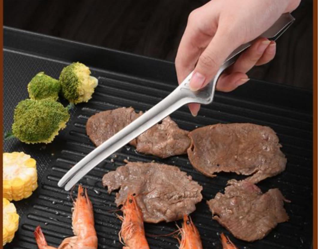 Stainless Steel Korean BBQ Tongs 10inch不銹鋼燒肉夾