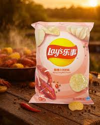 (2CT)Lay's Potato Chips - Spicy Crayfish Flavor 70g