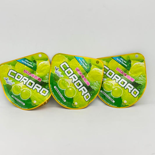 (3CT)Uha Mikakuto Cororo - Shine Muscat Grape Juicy And Squishy Gummies 48g