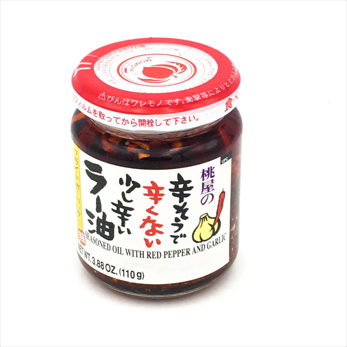 Momo Seasoned Oil With Red Pepper And Garlic 3.88oz/110g