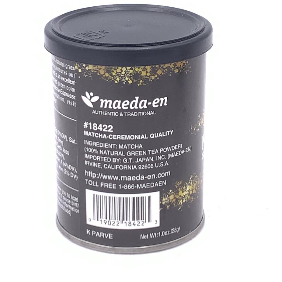 Maeda - En Matcha Green Tea Powder Ceremonial Quality 1.0oz/(28g)