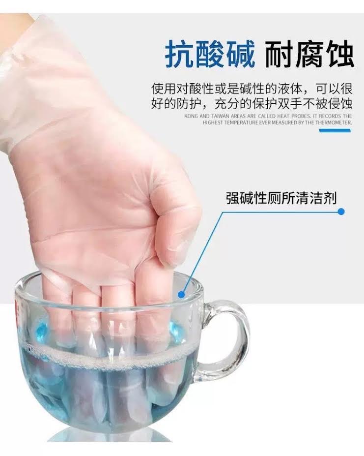 (2CT)NuvoMed Disposable Thermoplastic Elastomer Gloves Size "L" 100pcs