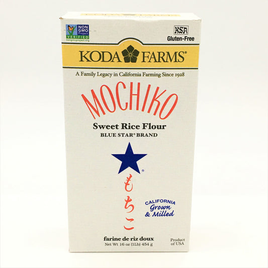 Koda Farms Mochiko Sweet Rice Flour Blue Star Brand 16oz/ 454g