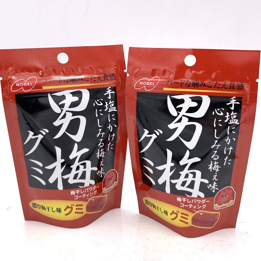 Nobel Otoko Plum Gummy 38gx2bag諾貝爾 男梅紫蘇梅子味糖