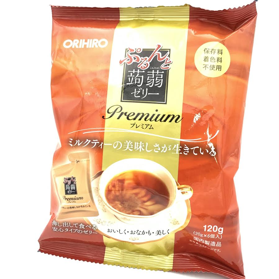 (6CT) Orihiro Konjac Jelly Premium MilkTea 120g
