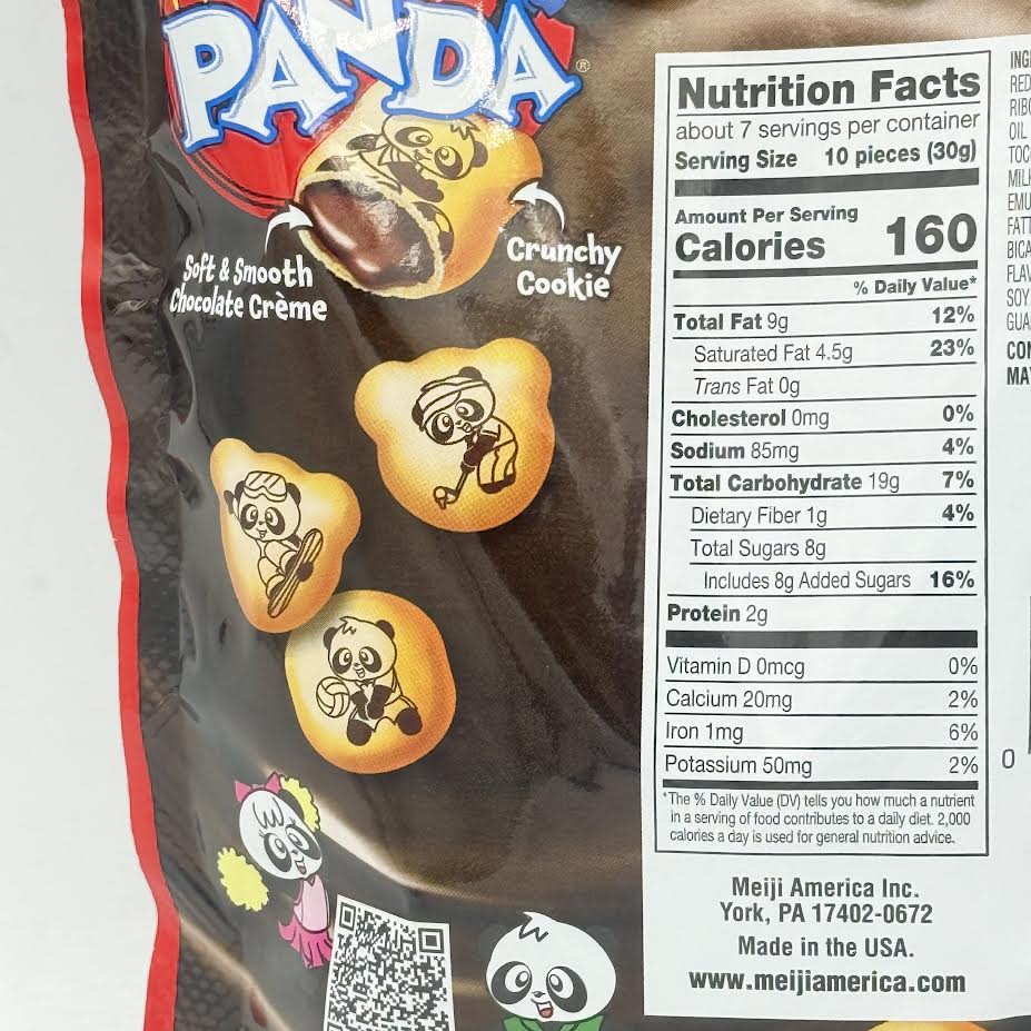 Meiji Hello Panda Cookie - Chocolate 7oz/(198g）