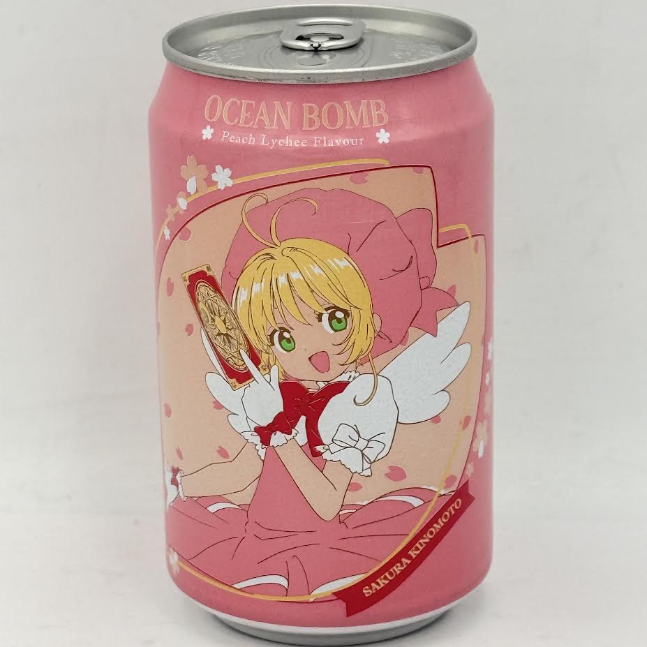 Ocean Bomb Peach Lychee Flavour Sparkling Water 330mlx4can桃子荔枝風味汽泡水