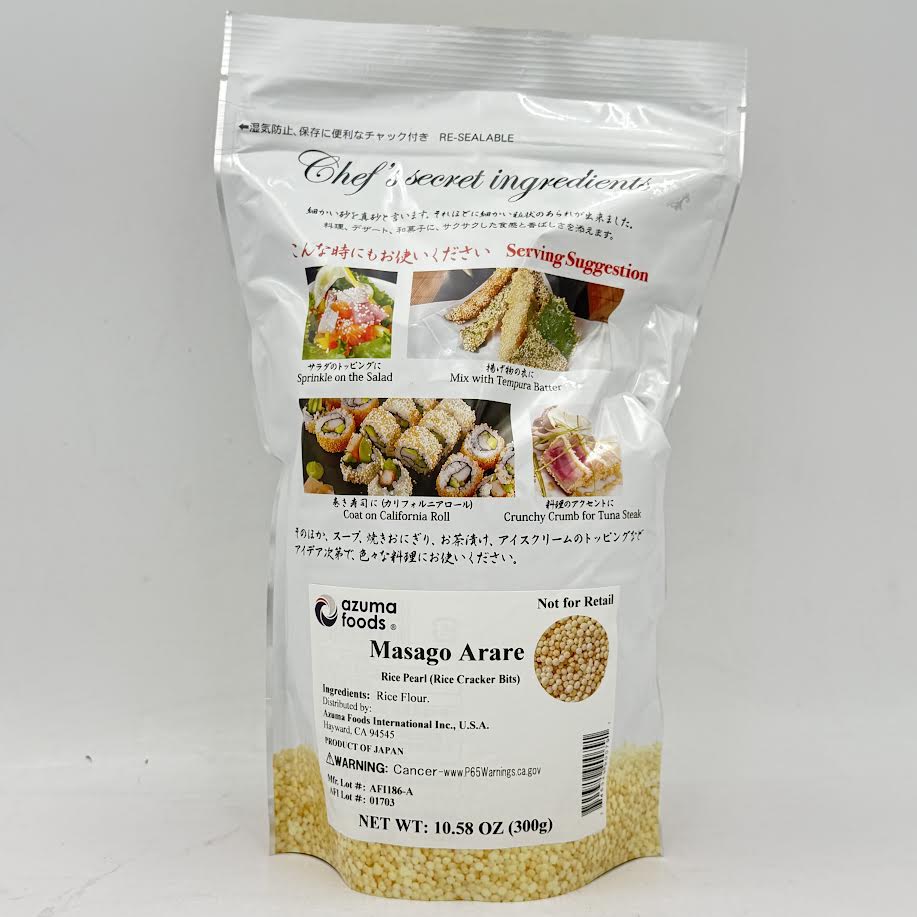 Azuma Foods Masago Arare Rice Cracker Bits 10.58oz/(300g)