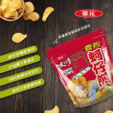 Hwa Yuan Potato Chips - Spicy Oyster Omelet Flavor 213g華元波香辣蚵仔煎口味洋芋片