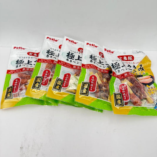 (5Bag)Petio Super Chicken Breast Rolled Gum Stick (Crispy Type) 6pcs