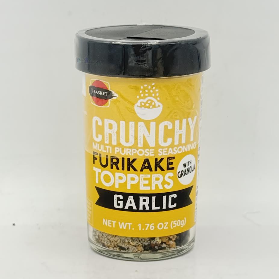 J-Basket Crunchy Furikake Rice Seasoning Toppers Garlic With Granola1.76oz/(50g)