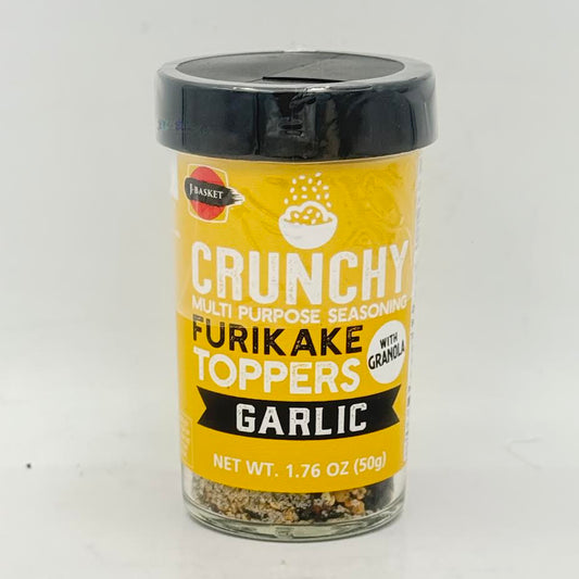J-Basket Crunchy Furikake Rice Seasoning Toppers Garlic With Granola1.76oz/(50g)