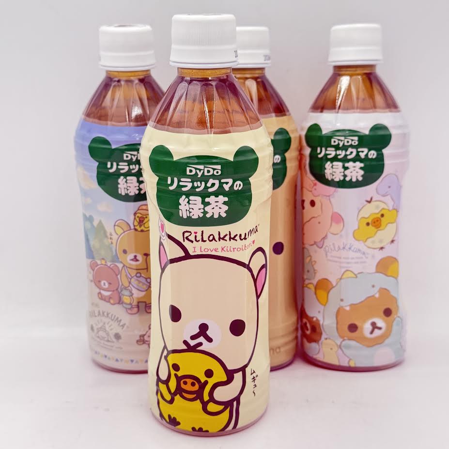 Dydo X Rilakkuma Green Tea 500mlx4bottle