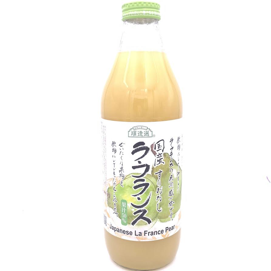 Junzosen Kokusan LA France Pear Juice 33.8fl.oz/(1L)順造選西洋梨汁