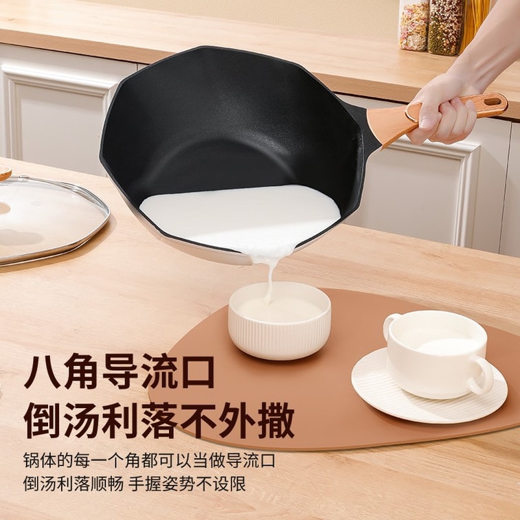 Korea Eight Corners Non Stick Pan 32CM White 韓國YETELE原廠網紅八角鍋麥飯石不沾鍋炒鍋