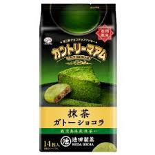 Fujiya Country Ma'am-Matcha Gateau Chocolate Cookies 14pc抹茶巧克力蛋糕餅乾