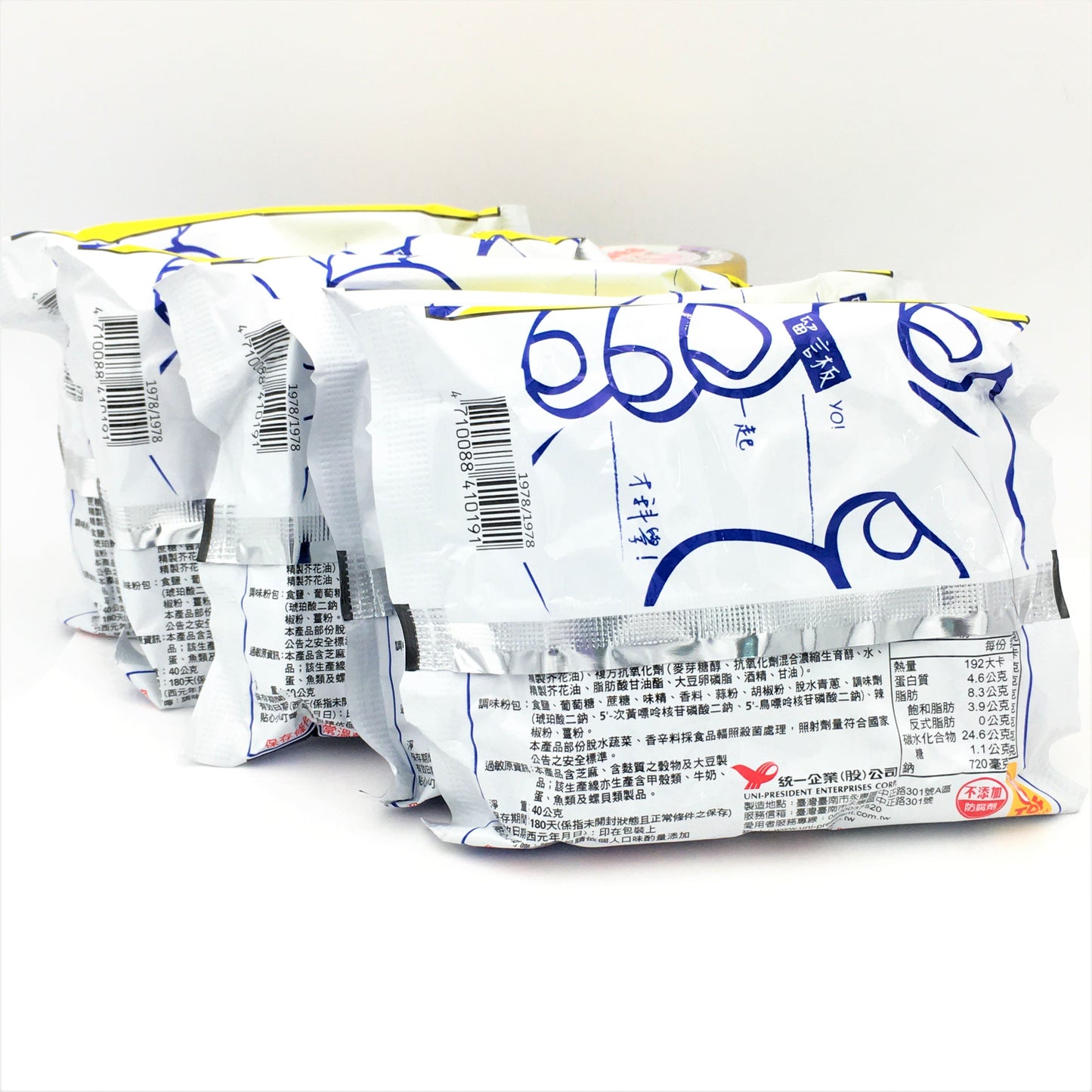 Uni-President Science Noodles 40g x 5pcs 原味科学麵