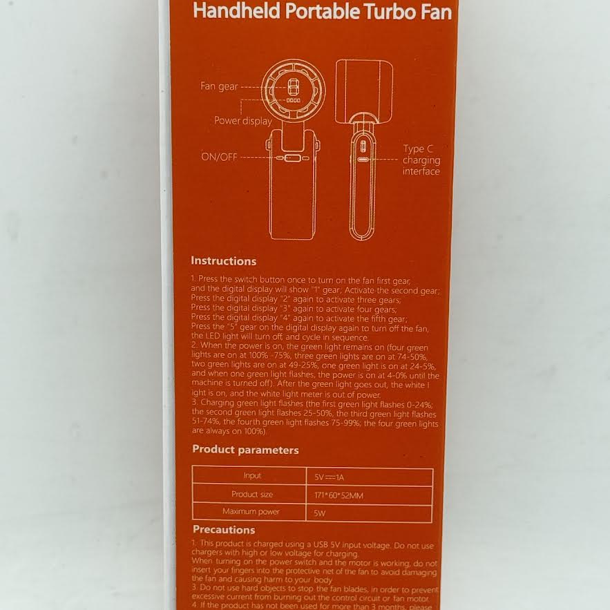 Handheld Portable Turbo Fan