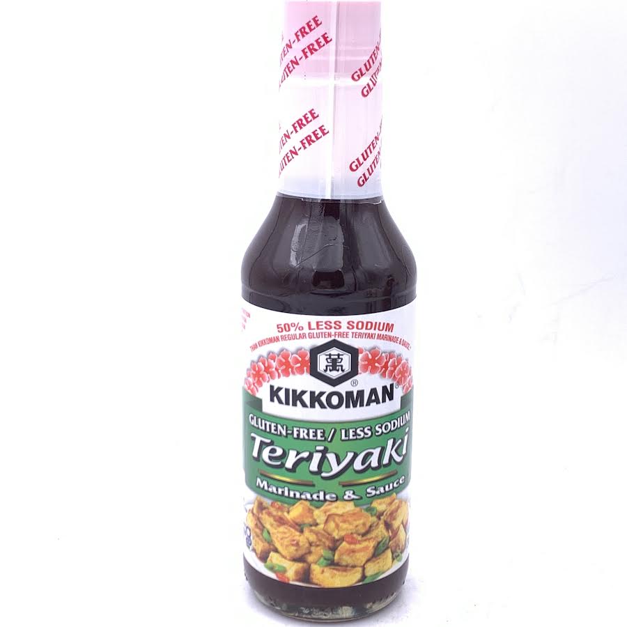 Kikkoman Gluten-Free 50% Less Sodium Teriyaki Marinade & Sauce 10oz/296 ml 無麩質照燒醃醬料