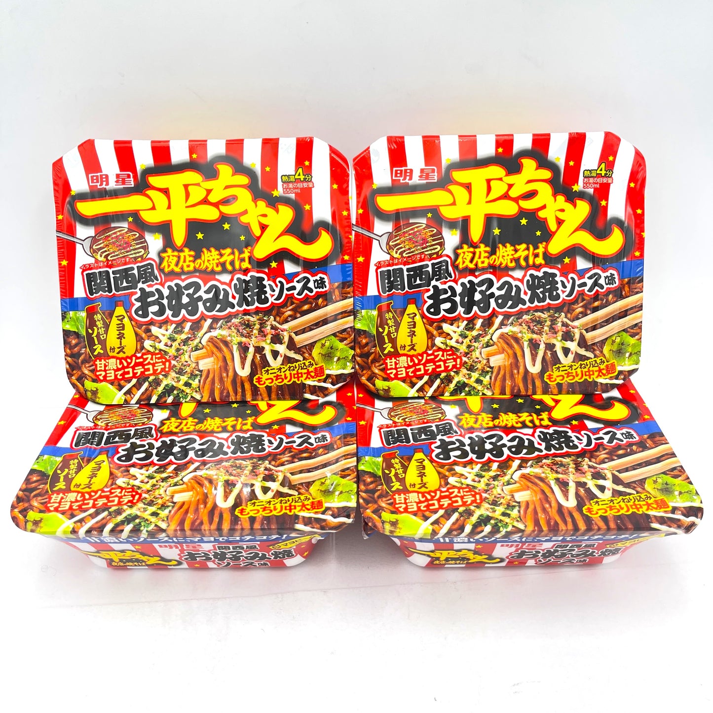 (4CT) Myojo Yakisoba Kansai-Style Okonomiyaki Sauce Flavor 122g